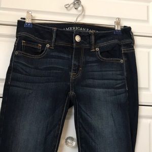 ⚡️AE Dark Wash Kickboot Jeans